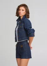 Denim τζάκετ με μανίκια 3/4 LYNNE SS25 - Image 4