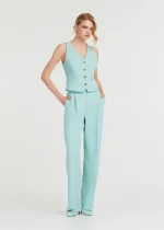 Γιλέκο κρεπ μεσάτο LYNNE SS25 - Image 4