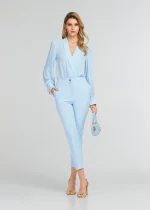 Παντελόνι σε στενή γραμμή με λάστιχο στη μέση LYNNE SS25 - Image 4