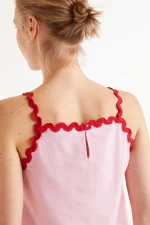 Pink picunela strappy top COMPANIA FANTASTICA SS25 - Image 4