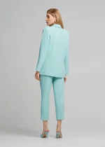 Σακάκι σταυρωτό κρεπ άνετης γραμμής LYNNE SS25 - Image 5