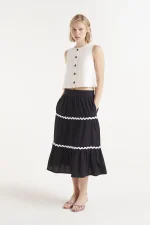 White button down sleeveless top COMPANIA FANTASTICA SS25 - Image 5