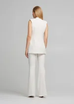 Long vest with stand-up collar LYNNE SS25 - Image 5