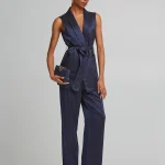 Μεταλλιζέ γιλέκο με τσέπες LYNNE SS25