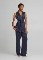 Metallic vest with pockets LYNNE SS25