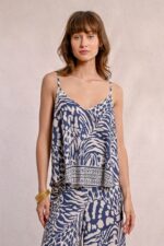 Zebra print camisole MOLLY BRACKEN SS25 - Image 2