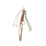 black Raffaella Shopper With Keychain LE PANDORINE SS25 - Image 3