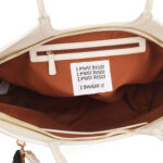 light brown Raffaella Shopper With Keychain LE PANDORINE SS25 - Image 3