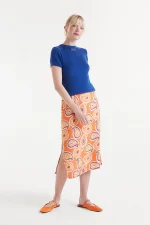 Ameba print midi skirt COMPANIA FANTASTICA SS25 - Image 4