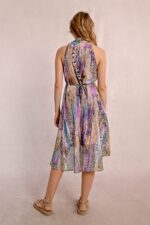 Κοντό πλισέ εμπριμέ φόρεμα MOLLY BRACKEN SS25 - Image 6