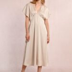 Long satin dress MOLLY BRACKEN SS25