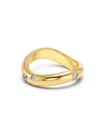 Selena Ring CZ Gold EDBLAD SS25
