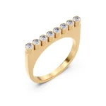 Twiggy Ring CZ Gold EDBLAD SS25
