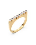 Twiggy Ring CZ Gold EDBLAD SS25