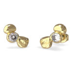 STEEL PANAREA Σκουλαρίκια Χρυσά Βότσαλα Με Πέτρες GUESS SS25