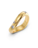 Selena Ring CZ Gold EDBLAD SS25 - Image 2