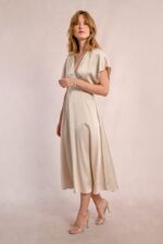 Μακρύ σατέν φόρεμα MOLLY BRACKEN SS25 - Image 3