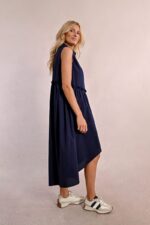Asymmetrical shirt dress MOLLY BRACKEN SS25 - Image 4