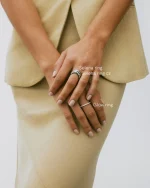 Selena Ring CZ Steel EDBLAD SS25 - Image 4