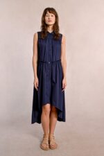 Asymmetrical shirt dress MOLLY BRACKEN SS25 - Image 5