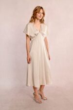 Μακρύ σατέν φόρεμα MOLLY BRACKEN SS25 - Image 6