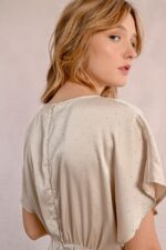 Μακρύ σατέν φόρεμα MOLLY BRACKEN SS25 - Image 7