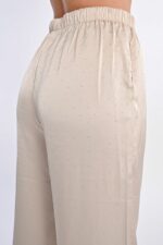 Rhinestone satin pants MOLLY BRACKEN SS25 - Image 8