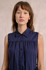 Asymmetrical shirt dress MOLLY BRACKEN SS25 - Image 8