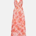 Printed maxi dress with ruffles LYNNE SS25