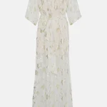 Μάξι έξωμο lurex φόρεμα LYNNE SS25