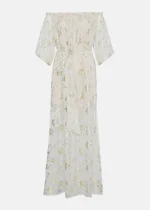 Μάξι έξωμο lurex φόρεμα LYNNE SS25