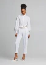 Pleated crop pants LYNNE SS25 - Image 2
