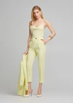 Pleated crop pants LYNNE SS25 - Image 2