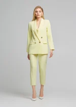 Comfortable crepe double-breasted jacket LYNNE SS25 - Image 2