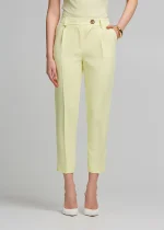 Pleated crop pants LYNNE SS25 - Image 3