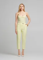 Pleated crop pants LYNNE SS25 - Image 4
