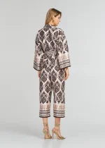 Ζακέτα εμπριμέ με σατέν όψη LYNNE SS25 - Image 5