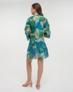 SHORT DRESS WITH 3/4 SLEEVE BLE SS25 - Image 2