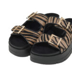 ΓΥΝΑΙΚΕΙΟ FLATFORMS Black Beige Zebra SEVEN SS25 - Image 2