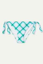 Poniente print tie-up bikini bottom COMPANIA FANTASTICA SS25 - Image 2