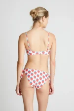Μπικίνι τοπ με στάμπα Strawberry Beach σε ίσια γραμμή COMPANIA FANTASTICA SS25 - Image 3
