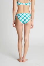 Poniente print tie-up bikini bottom COMPANIA FANTASTICA SS25 - Image 3