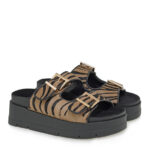 ΓΥΝΑΙΚΕΙΟ FLATFORMS Black Beige Zebra SEVEN SS25 - Image 4