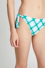 Poniente print tie-up bikini bottom COMPANIA FANTASTICA SS25 - Image 4
