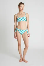 Poniente print tie-up bikini bottom COMPANIA FANTASTICA SS25 - Image 5