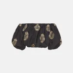 Έξωμη λούρεξ κροπ μπλούζα LYNNE SS25