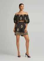 Έξωμη λούρεξ κροπ μπλούζα LYNNE SS25 - Image 2