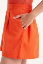Shorts with orange buttons COMPANIA FANTASTICA SS25 - Image 4
