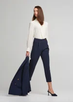 Pleated crop pants LYNNE SS25 - Image 3
