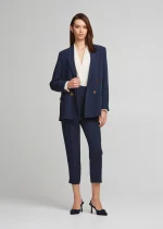 Pleated crop pants LYNNE SS25 - Image 4